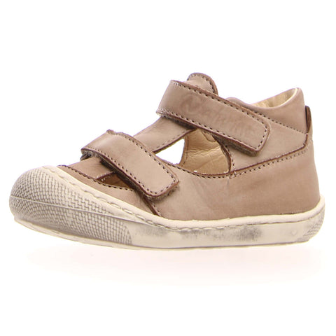 NATURINO Halbsandale PUFFY - taupe for girls, with comfortable sole and stylish design