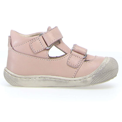 NATURINO Halbsandale PUFFY in puderrosa, a comfortable and stylish sandal for girls