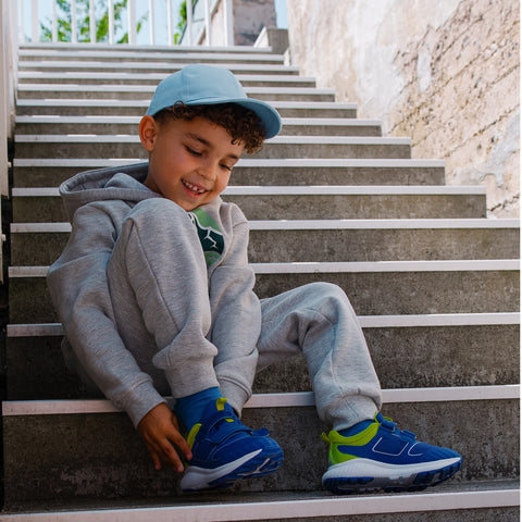  VIKING WATERSHIELD TEX Halbschuh AERY WP 2V - royal blue and neon yellow shoe for outdoor activities