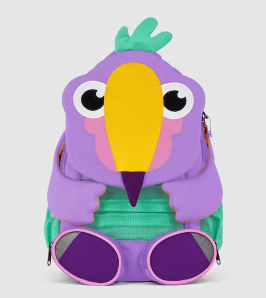 AFFENZAHN Rucksack GROSSER FREUND - KREATIV TUKAN: Bunter Rucksack mit Tukan-Motiv für Kinder