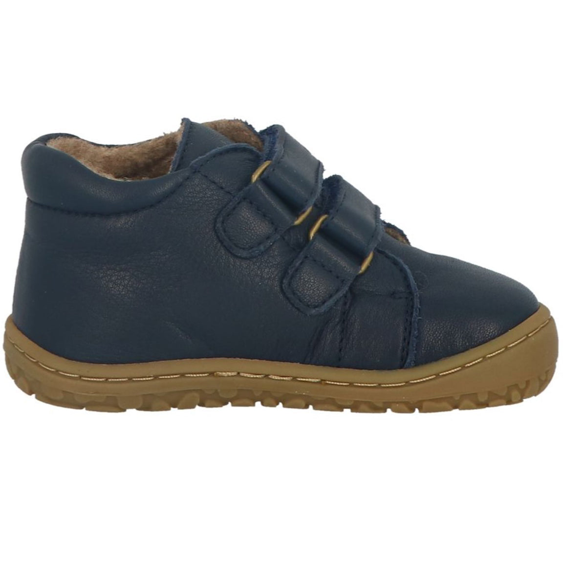 LURCHI Barfuß Halbschuh NORIKO - dunkelblau: A dark blue, barefoot half shoe with a comfortable and stylish design for children