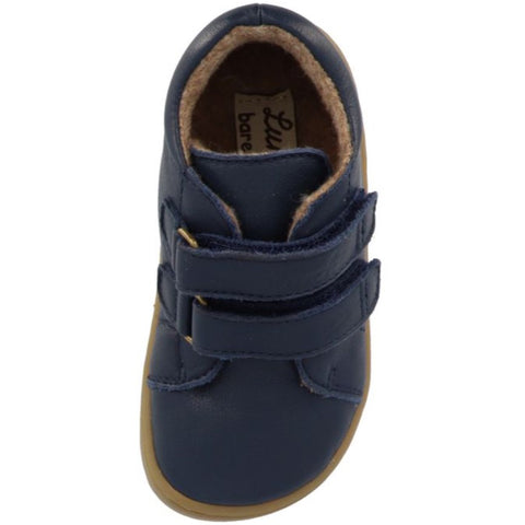 Dark blue LURCHI Barfuß Halbschuh NORIKO half shoe with barefoot technology for kids