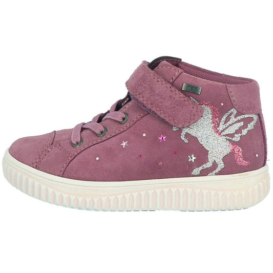 LURCHI TEX Knöchelschuh YINA in flieder with cute unicorn design