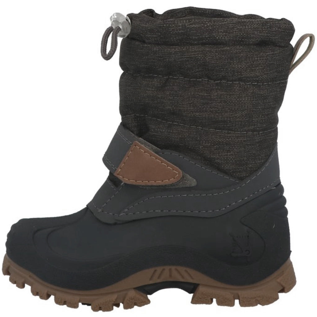 High-quality grey LURCHI Stiefel FINN boots with durable rubber soles