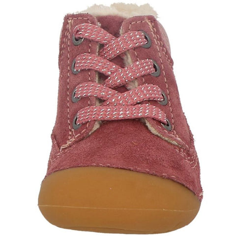 LURCHI PreWalker FERDI gefüttert in altrosa - the perfect warm and cozy first walking shoes for your little one