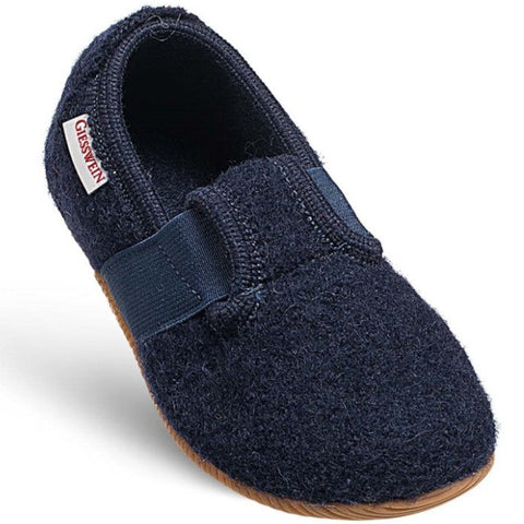 GIESSWEIN Hausschuhe WEIDACH - navy, gemütliche Hausschuhe aus hochwertigem Material in dunkelblauer Farbe
