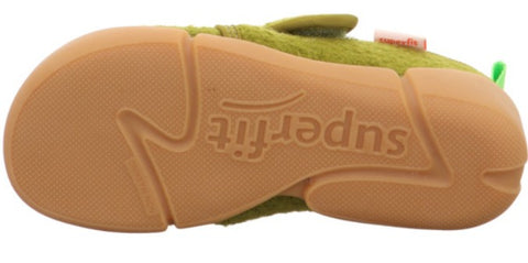 Der superfit Hausschuh VENTI 6701-70 in Oliv, perfekt für entspannte Tage zu Hause, mit stabiler Sohle und stilvollem Design