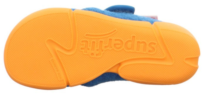 Komfortabler SUPERFIT Hausschuh VENTI 6701-80, ideal für Zuhause in marineblau und orange