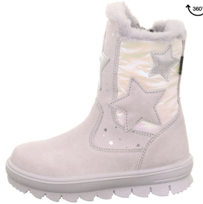 SUPERFIT GORE-TEX Stiefel Flavia in hellgrau mit wasserdichter Gore-Tex-Membran für optimalen Wetterschutz
