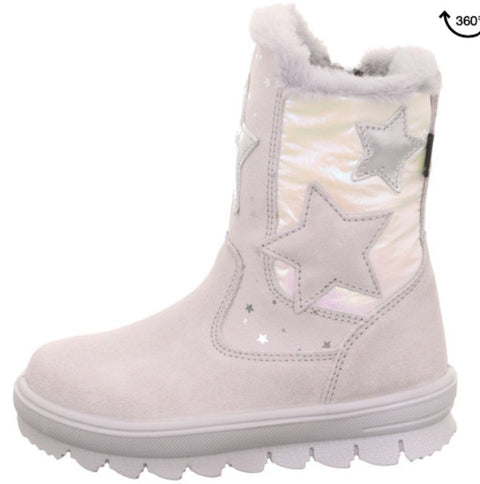 SUPERFIT GORE-TEX Stiefel Flavia in hellgrau mit wasserdichter Gore-Tex-Membran für optimalen Wetterschutz