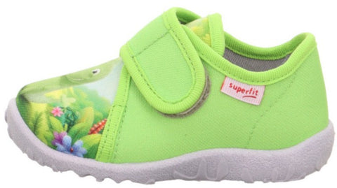 SUPERFIT Hausschuh SPOTTY 9254-751 - apfelgrün / Dino
