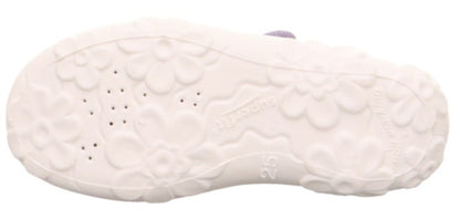 SUPERFIT Hausschuh BONNY 280-853 - lila / Schmetterling / Glitzer