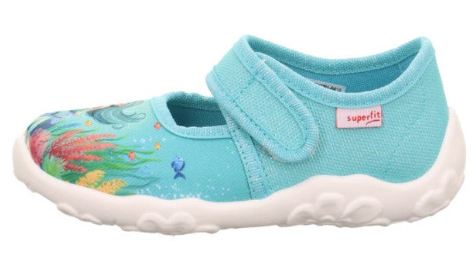SUPERFIT Hausschuh BONNY 281-841 - türkis / Meerjungfrau