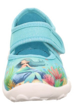 SUPERFIT Hausschuh BONNY 281-841 - türkis / Meerjungfrau