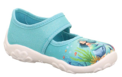 SUPERFIT Hausschuh BONNY 281-841 - türkis / Meerjungfrau