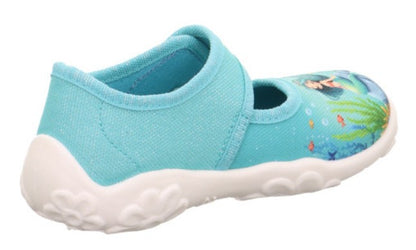 SUPERFIT Hausschuh BONNY 281-841 - türkis / Meerjungfrau