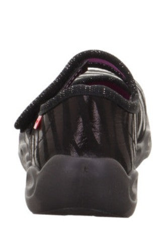 SUPERFIT Hausschuh BUBBLE 6271-005 schwarz / Zebramuster