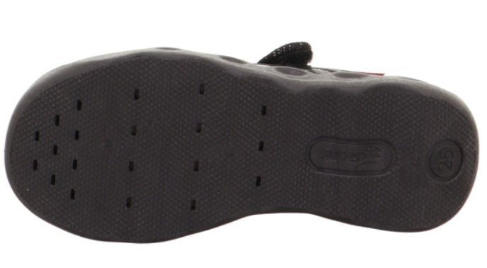SUPERFIT Hausschuh BUBBLE 6271-005 schwarz / Zebramuster