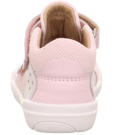 SUPERFIT Barfuß Halbsandale SUPERFREE 547-551 - rosa / weiss