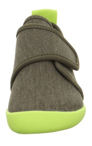 SUPERFIT Barfuß Hausschuh VENTI 6700-70 - oliv / hellgrün