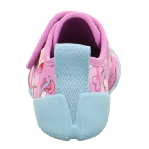 SUPERFIT Barfuß Hausschuh VENTI 6700-55 - lila / flieder / Einhörner