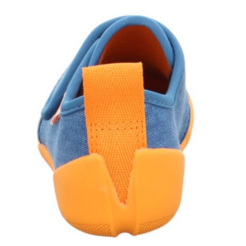 SUPERFIT Barfuß Hausschuh VENTI 6700-802 - blau / orange
