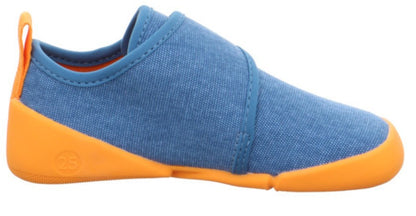 SUPERFIT Barfuß Hausschuh VENTI 6700-802 - blau / orange