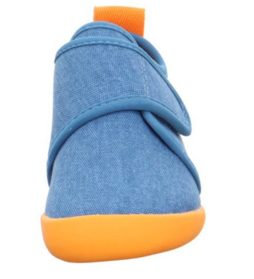 SUPERFIT Barfuß Hausschuh VENTI 6700-802 - blau / orange