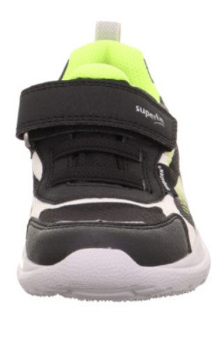 SUPERFIT SYMPATEX Halbschuh RUSH 209-0010 - schwarz / weiß / neongelb