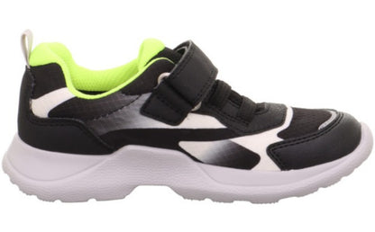 SUPERFIT SYMPATEX Halbschuh RUSH 209-0010 - schwarz / weiß / neongelb