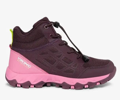 VIKING TEX Knöchelschuh TRACK MID SL - pflaume / pink