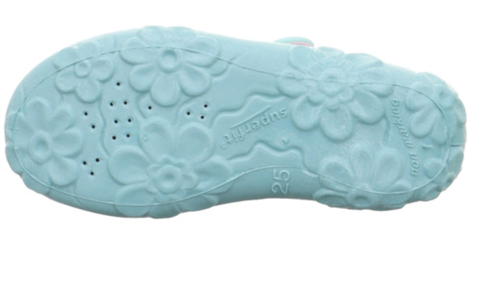 Adorable türkis Hausschuh with vibrant Einhorn design from SUPERFIT