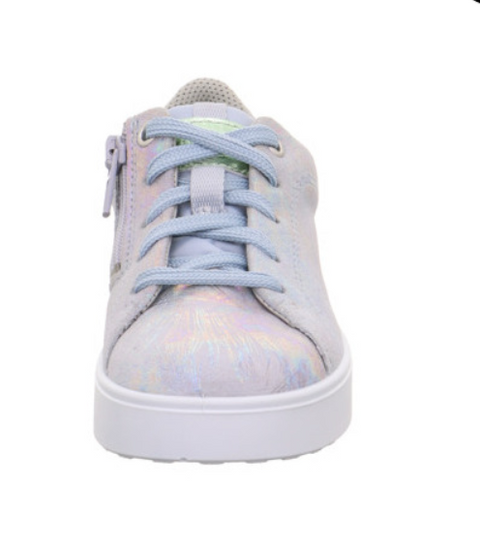 Light blue and patterned SUPERFIT Halbschuh STELLA 807-840 – stylish and comfortable half shoe for women