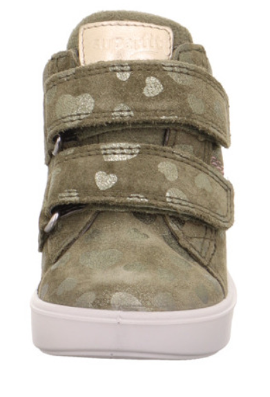 SUPERFIT GORE-TEX Knöchelschuh SUPIES 778-70 - olive / goldene Herzen - a stylish and durable waterproof ankle shoe