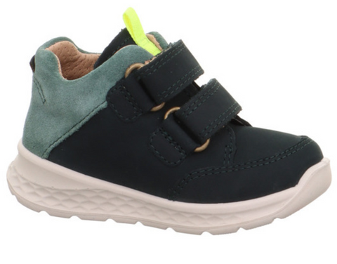  Atmungsaktiver und wasserdichter Schuh für Damen in dunkelblau und mint 