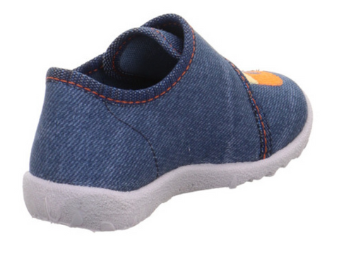 SUPERFIT Hausschuh SPOTTY 9254-81 - jeans / Fuchs: Comfortable and stylish slipper with blue denim and fox design