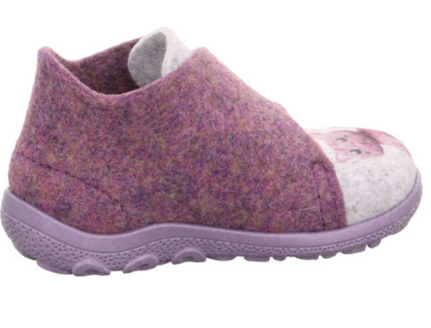 SUPERFIT Hausschuh HAPPY OCTI 6291-851 lila grau Katze Produktbild