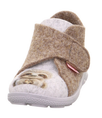 Bequemer SUPERFIT Hausschuh mit lustigem Faultier-Design