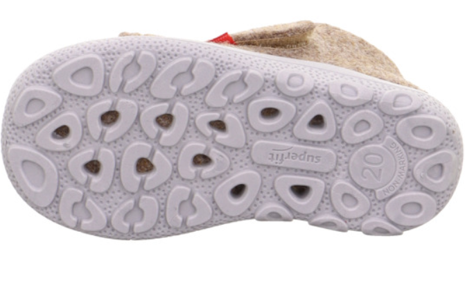 Bequeme Hausschuhe mit Faultier-Print in Braun und Beige