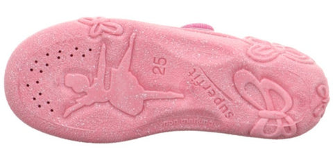 Superfit Hausschuh mit rutschfester Sohle in Pink und Lila