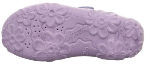 Lila SUPERFIT Hausschuh BONNY 283-808 mit niedlichem Einhorn, bietet Komfort und Stil für kleine Füße