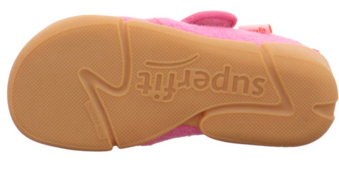 Warmer und leichter SUPERFIT Hausschuh VENTI 6701-55 in Rosa, ideal für den Hausgebrauch