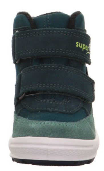 Wasserdichter GORE-TEX-Knöchelschuh von SUPERFIT, geeignet für Kinder bei Regen und Schnee in Navy und Petrol