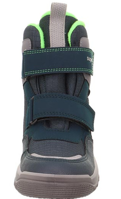 Hochwertiger SUPERFIT GORE-TEX Kinderstiefel MARS 9072/70 in blau und neongrün, ideal für Outdoor-Aktivitäten