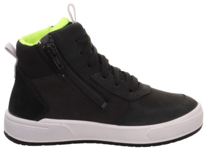 Bequemer und langlebiger SUPERFIT MAVERICK Knöchelschuh mit reflektierenden Details in neon