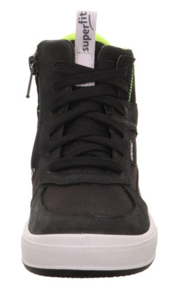 Robuster Kinder-Knöchelschuh mit wasserdichter SYMPATEX-Technologie in schwarz und Neonfarben