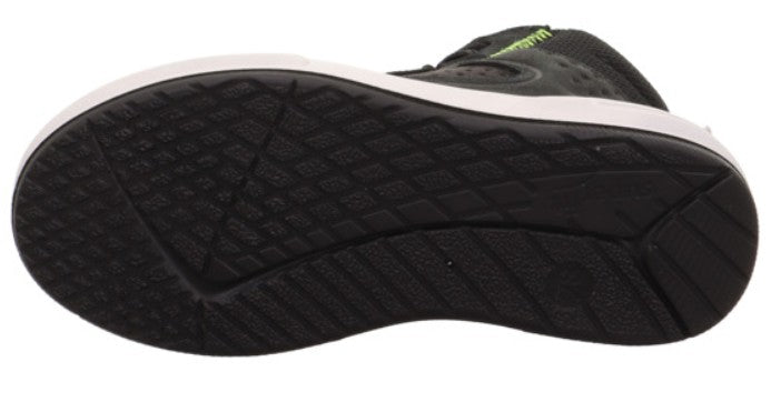 Kinder-Sneaker mit wasserdichter SYMPATEX-Beschichtung, ideal für Outdoor-Aktivitäten in Schwarz und Neonfarben