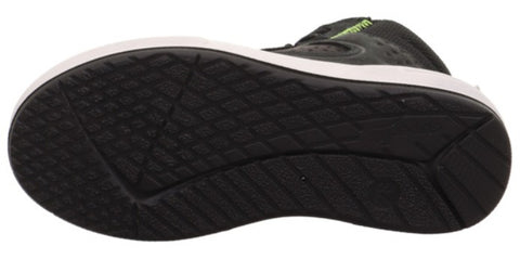 Kinder-Sneaker mit wasserdichter SYMPATEX-Beschichtung, ideal für Outdoor-Aktivitäten in Schwarz und Neonfarben