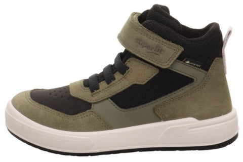 SUPERFIT GORE TEX Knöchelschuh MAVERICK 102-70 in Oliv und Schwarz mit wasserdichter Membran