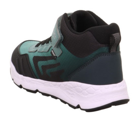 Bequemer SUPERFIT SYMPATEX Knöchelschuh mit wasserdichter Technologie in petrol und schwarz